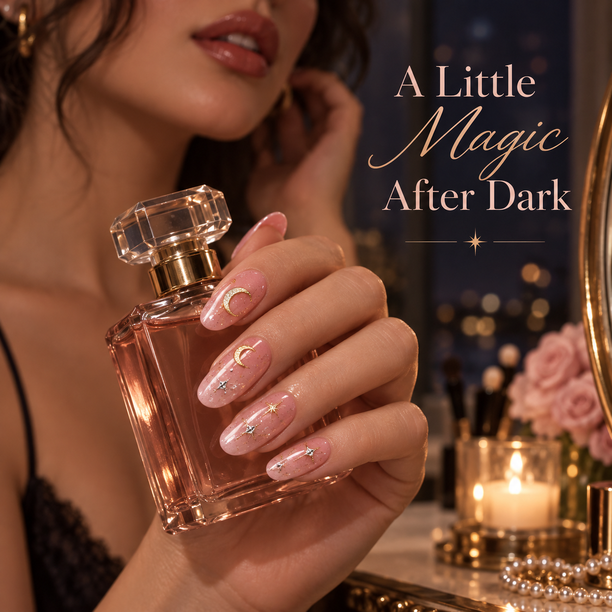 Nailuvella®| Moonlit Charm Press-On Nails❤️