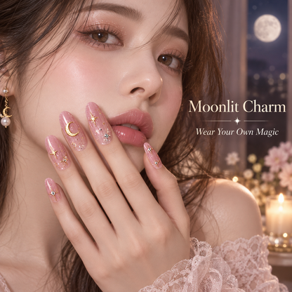Nailuvella®| Moonlit Charm Press-On Nails❤️