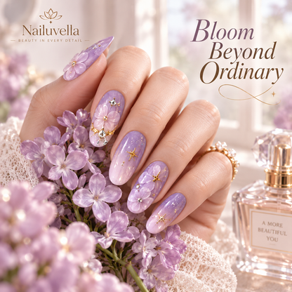 Nailuvella®| Celestia Bloom Press-On Nails❤️