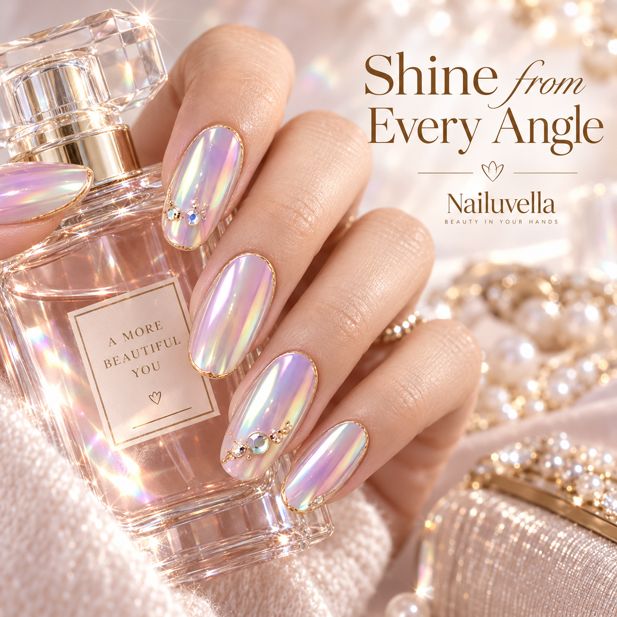 Nailuvella®| Aurora Kiss Press-On Nails❤️